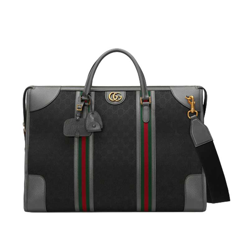 Extra large canvas duffle bag with Double G - G007