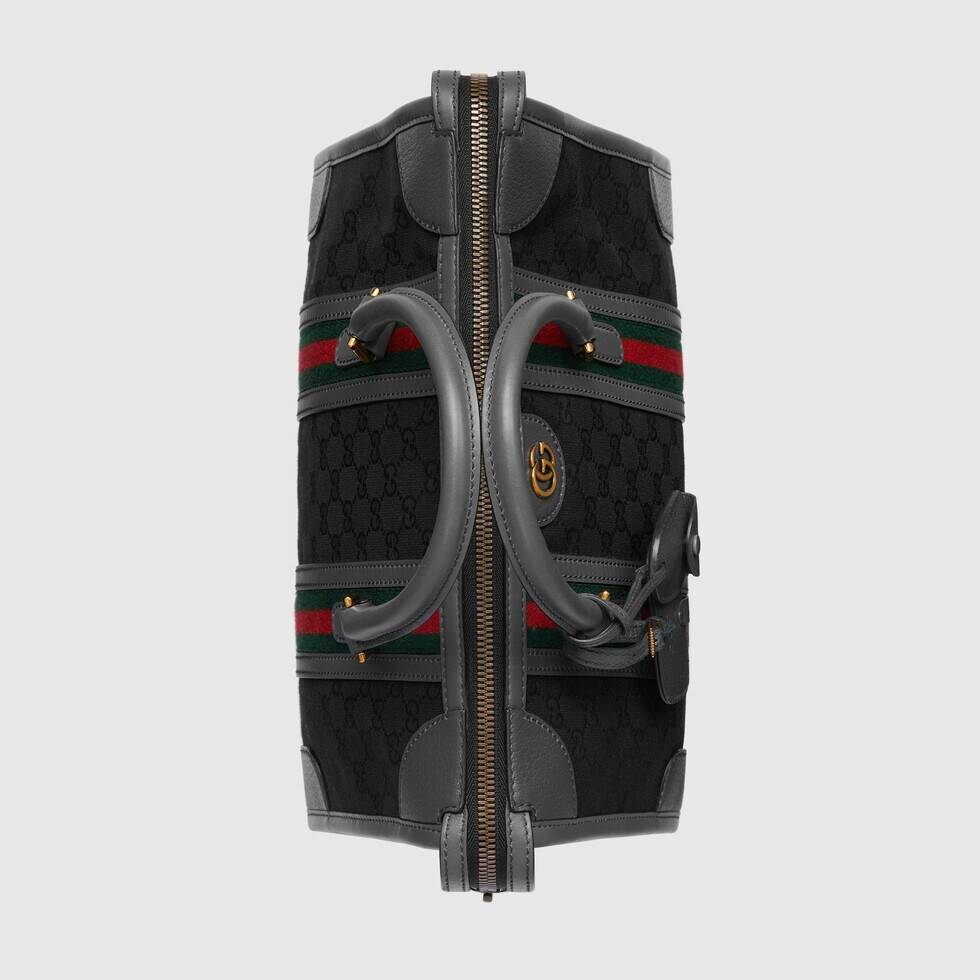 Extra large canvas duffle bag with Double G - G007