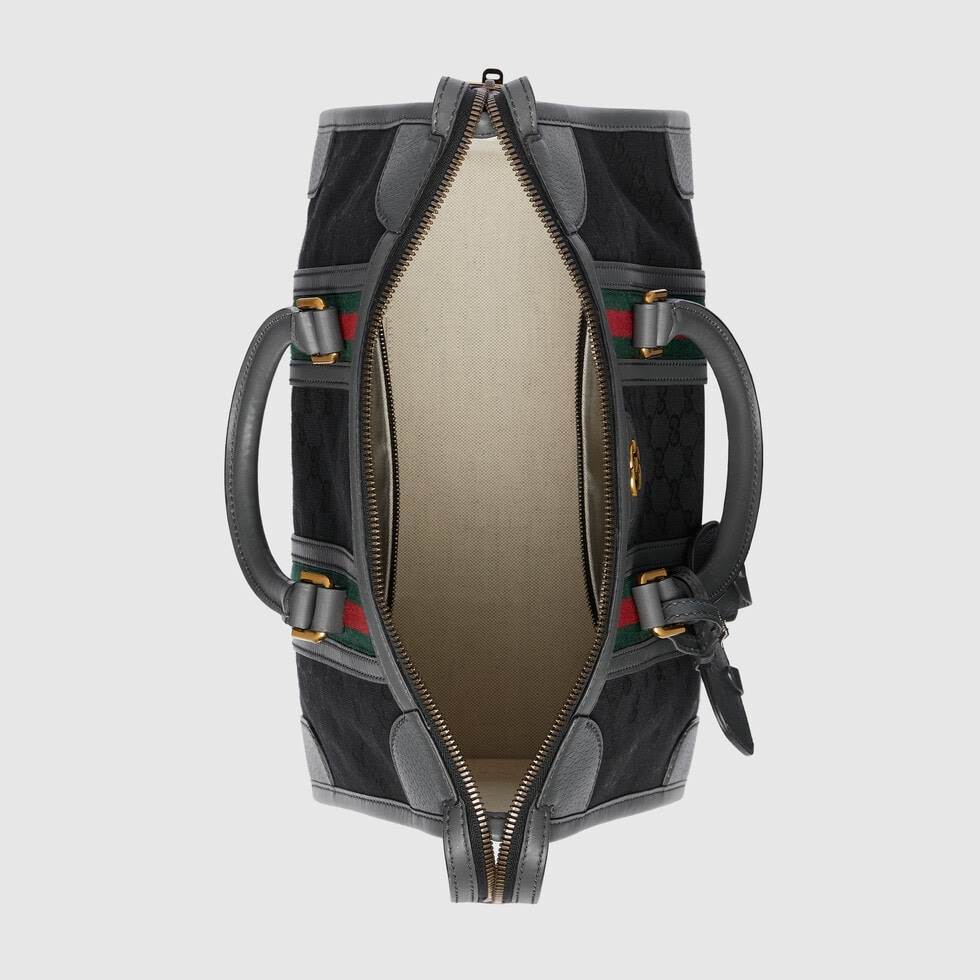 Extra large canvas duffle bag with Double G - G007