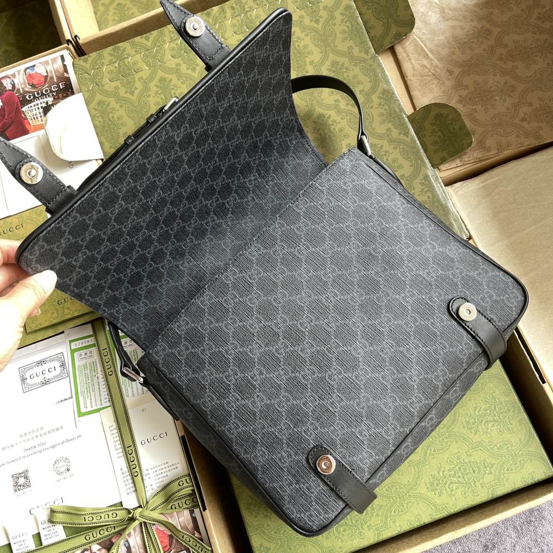 GG Messenger bag black GG Supreme - GB005