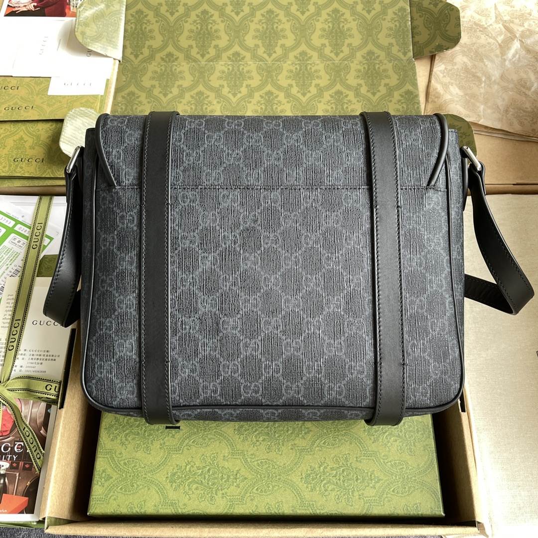 GG Messenger bag black GG Supreme - GB005