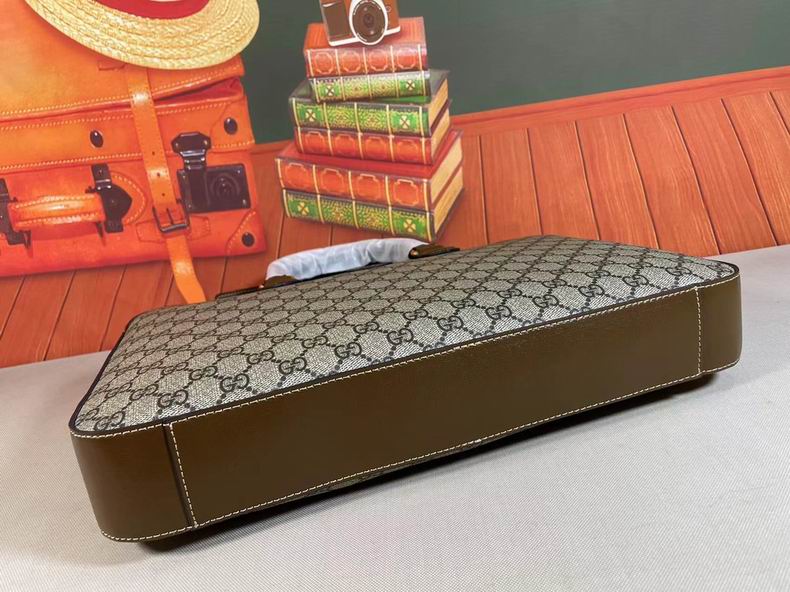 Business case with Interlocking G Beige and ebony Canvas - GB060