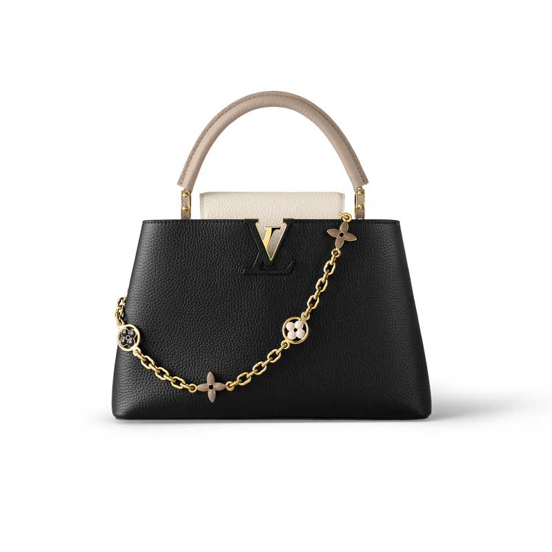 Capucines MM handbag Black - LB001