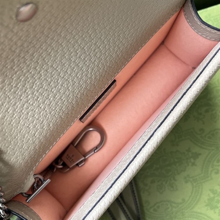 Dionysus GG super mini bag Beige and white - GB057