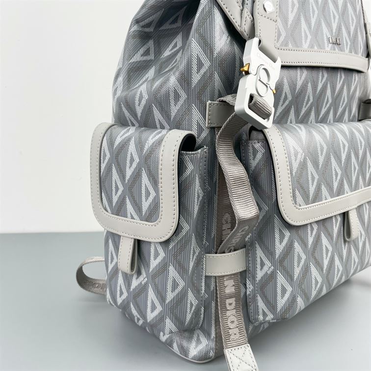 dior hit the road backpack gray cd Di*m*nd canvas - db014