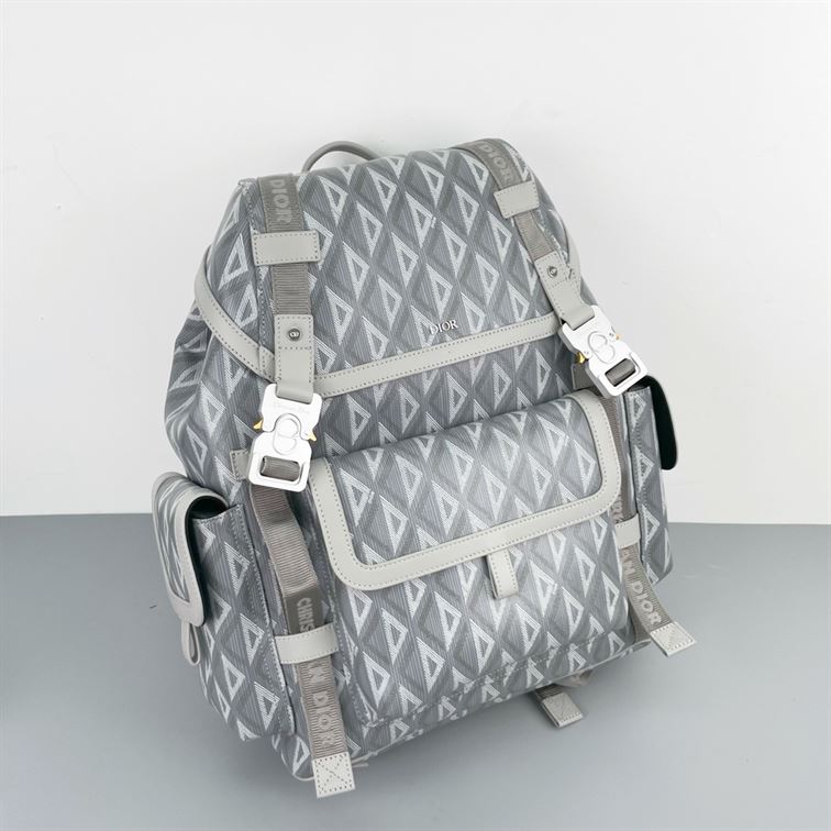 dior hit the road backpack gray cd Di*m*nd canvas - db014