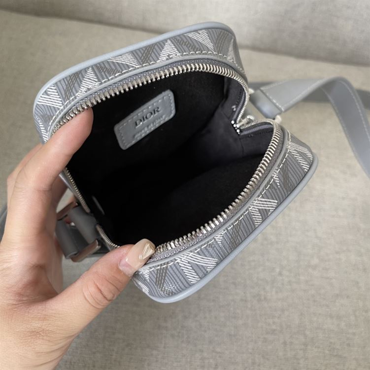 Dior Hit The Road pouch Gray Canvas - DB016