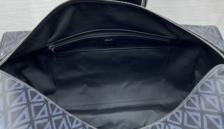 dior lingot 50 duffle bag black cd Di*m*nd canvas - db020