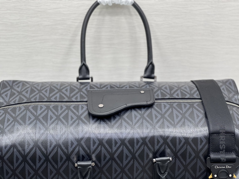 dior lingot 50 duffle bag black cd Di*m*nd canvas - db020