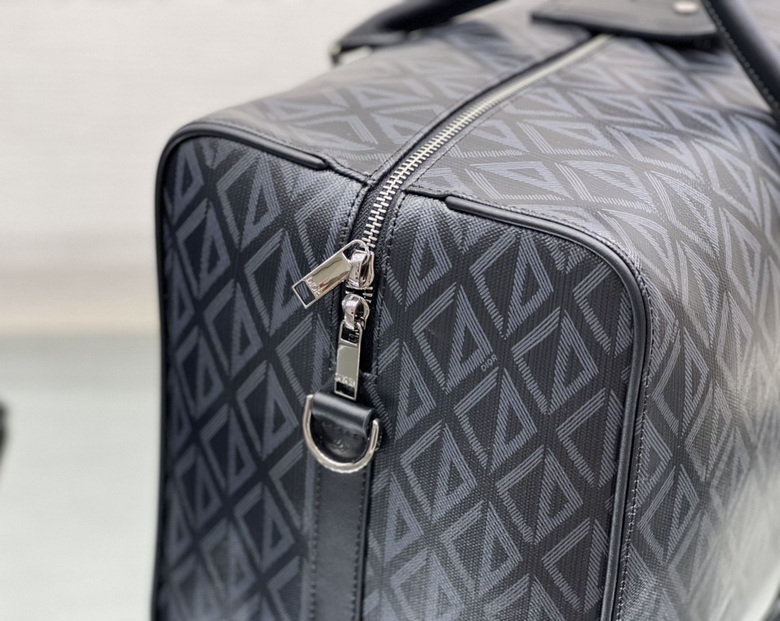 dior lingot 50 duffle bag black cd Di*m*nd canvas - db020
