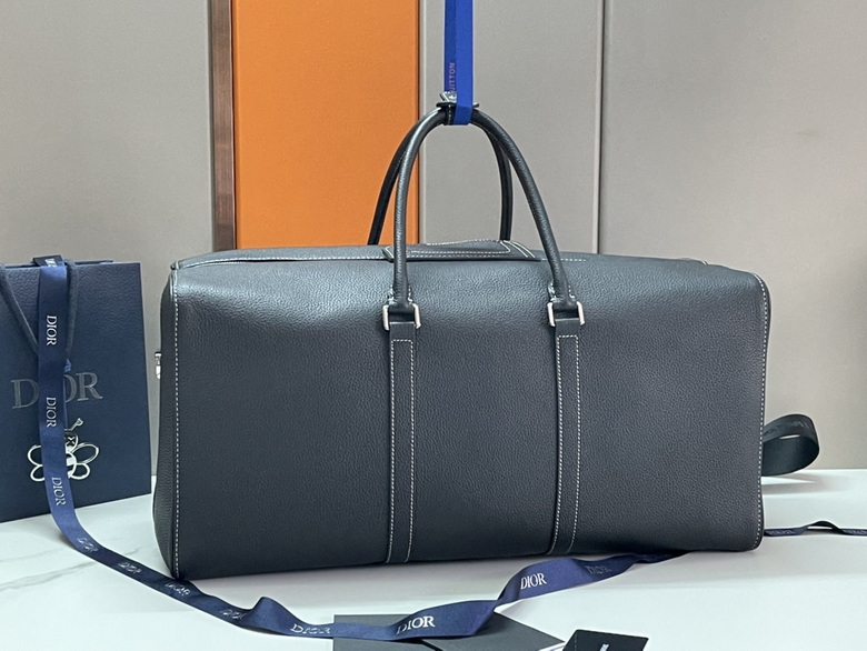 Dior Lingot 50 Duffle bag Black Grained Calfskin - DB022