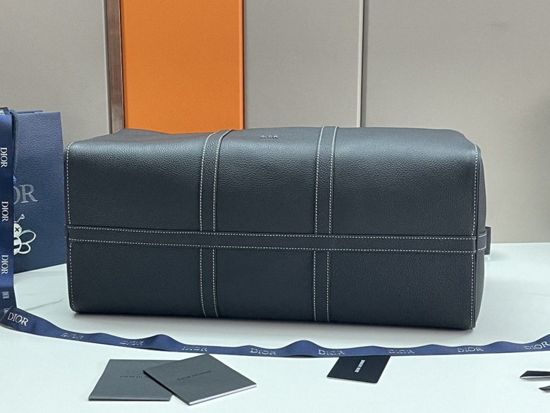 Dior Lingot 50 Duffle bag Black Grained Calfskin - DB022