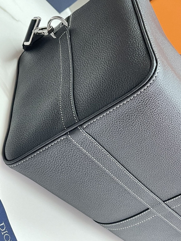 Dior Lingot 50 Duffle bag Black Grained Calfskin - DB022