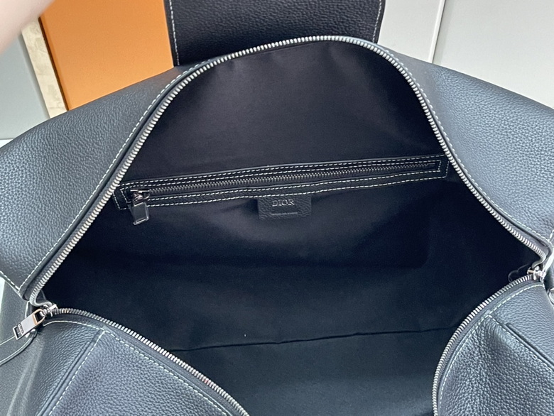 Dior Lingot 50 Duffle bag Black Grained Calfskin - DB022