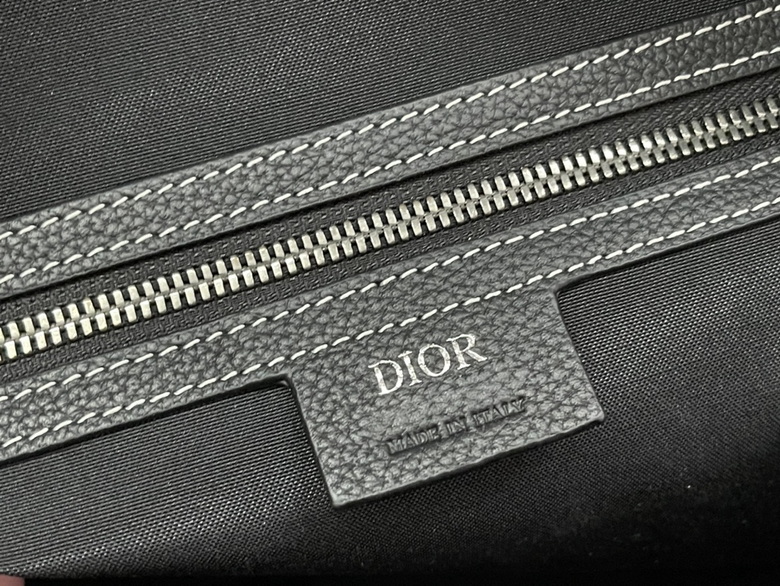 Dior Lingot 50 Duffle bag Black Grained Calfskin - DB022