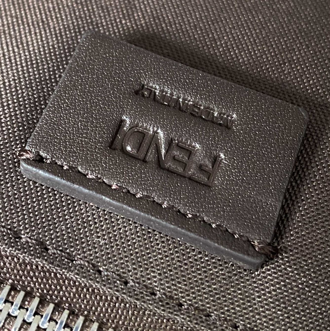 Flat Baguette Black leather bag - FB036