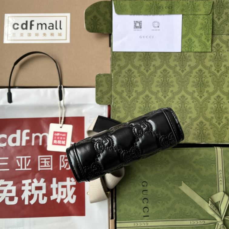 GG matelassé top handle mini bag Black - GB052