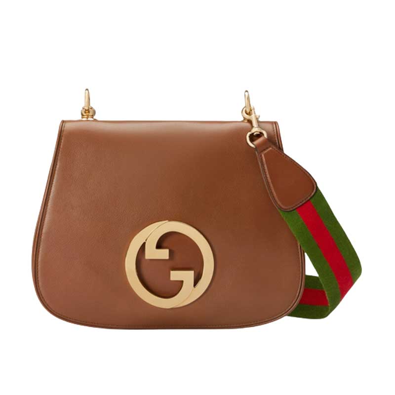 G*u*i blondie medium bag brown leather - gb039