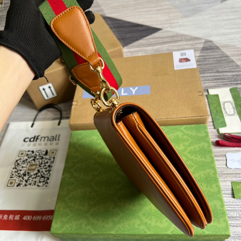 G*u*i blondie medium bag brown leather - gb039