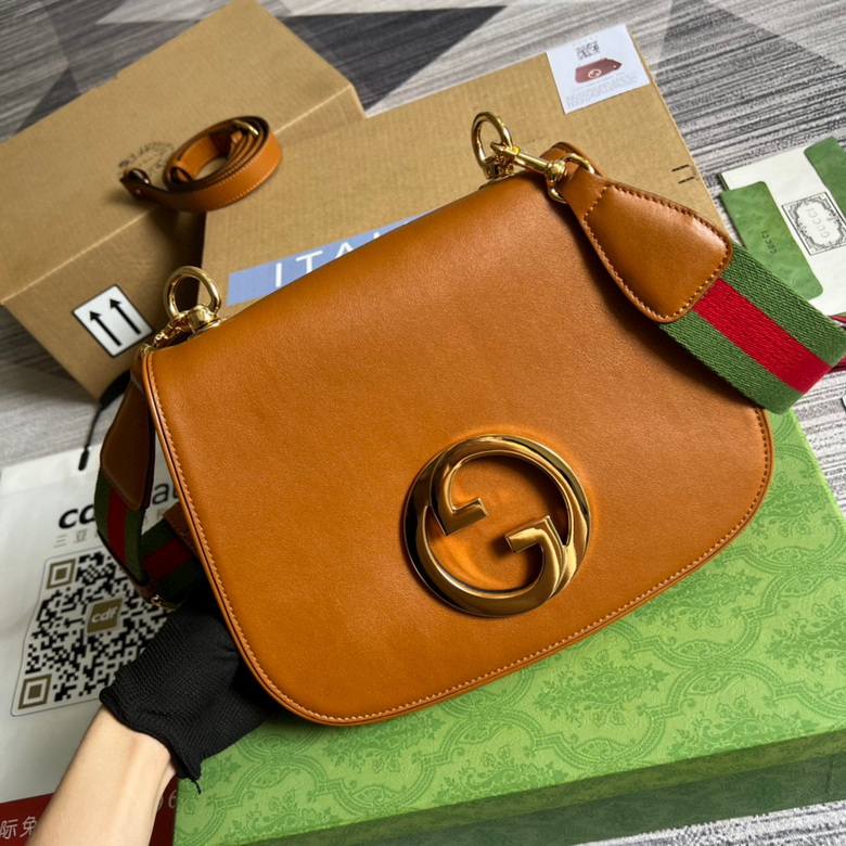 G*u*i blondie medium bag brown leather - gb039