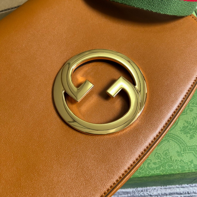 G*u*i blondie medium bag brown leather - gb039