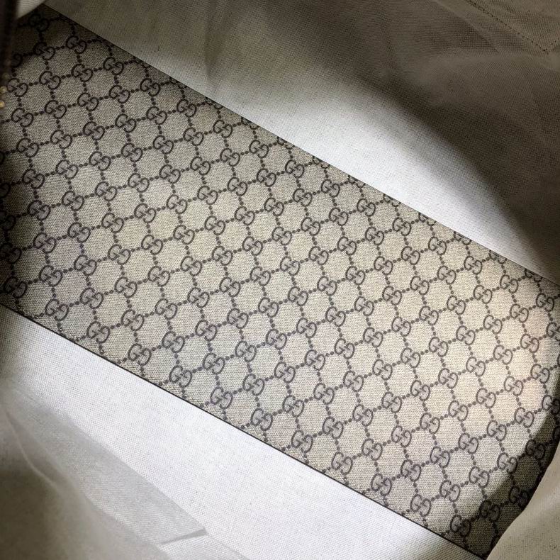 G*u*i savoy large duffle bag beige ebony canvas - gb063