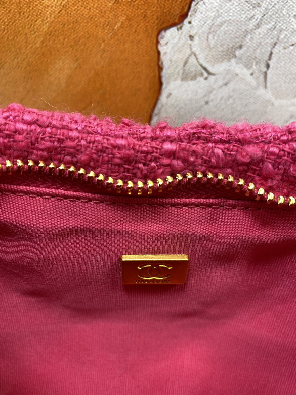 Hobo HandBag Tweeds & Fabrics Fuchsia - CB017