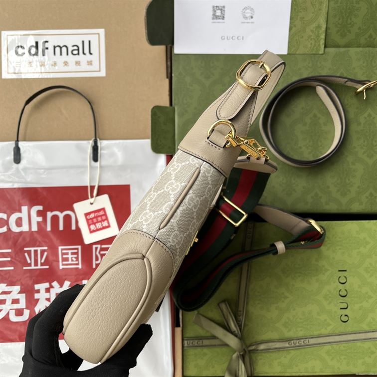 Jackie 1961 small GG shoulder bag Beige and white - GB058