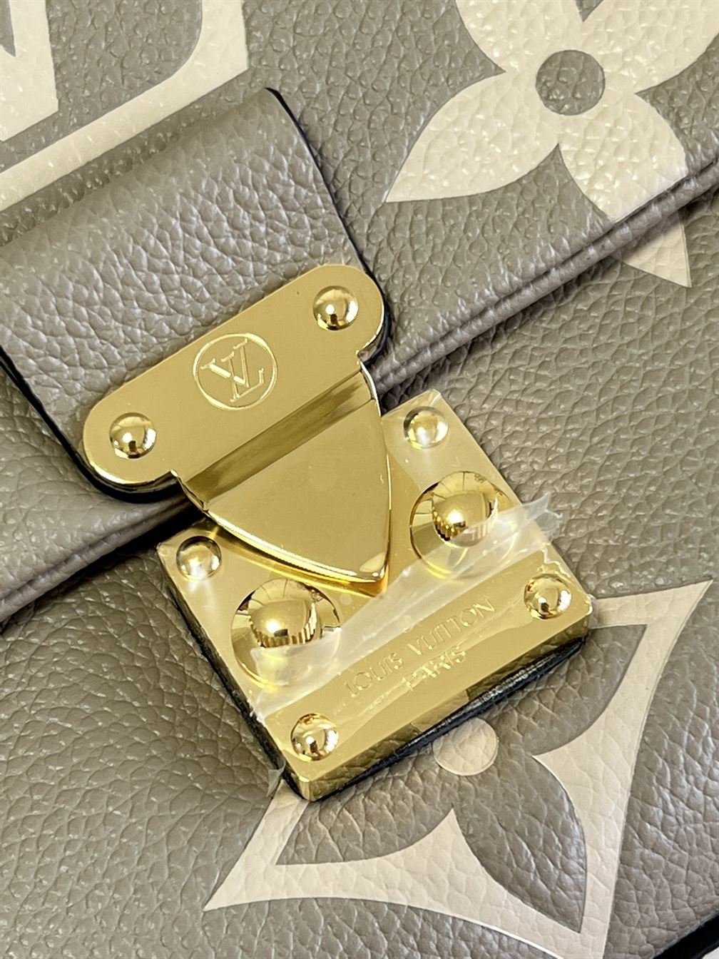 Louis Vuitton Madeleine MM handbag Dove Gray Crème Beige - LB015