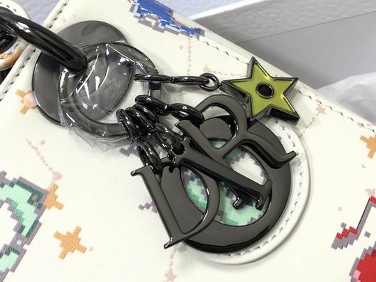 Micro Lady Dior bag Latte Multicolor Zodiac - DB024