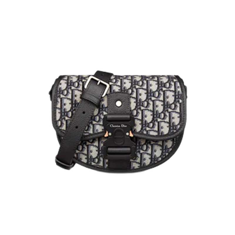 Mini Gallop bag with Strap Beige and Black - DB011