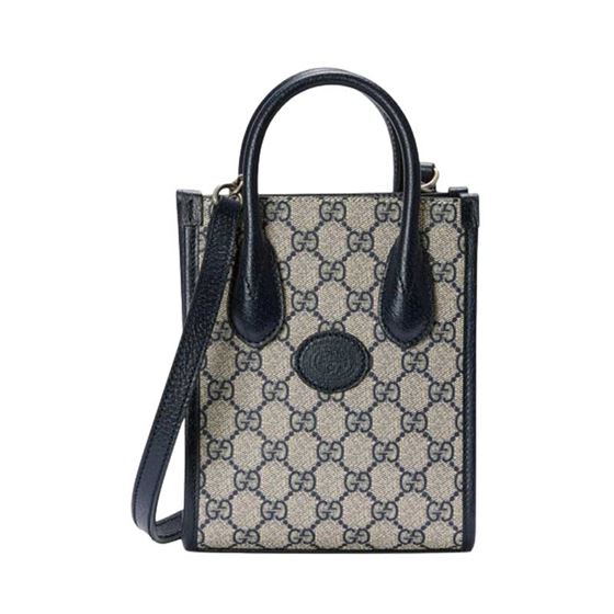 Mini tote bag with Interlocking G - GB016