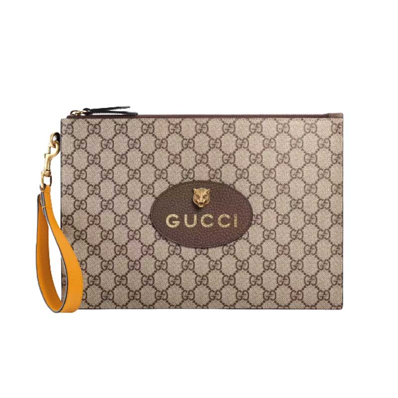 Neo Vintage GG Supreme pouch Beige ebony Canvas - GB061