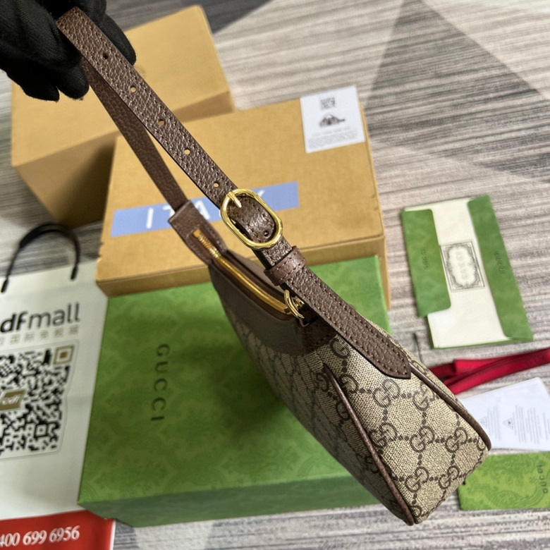 Ophidia small handbag Beige and ebony - GB025