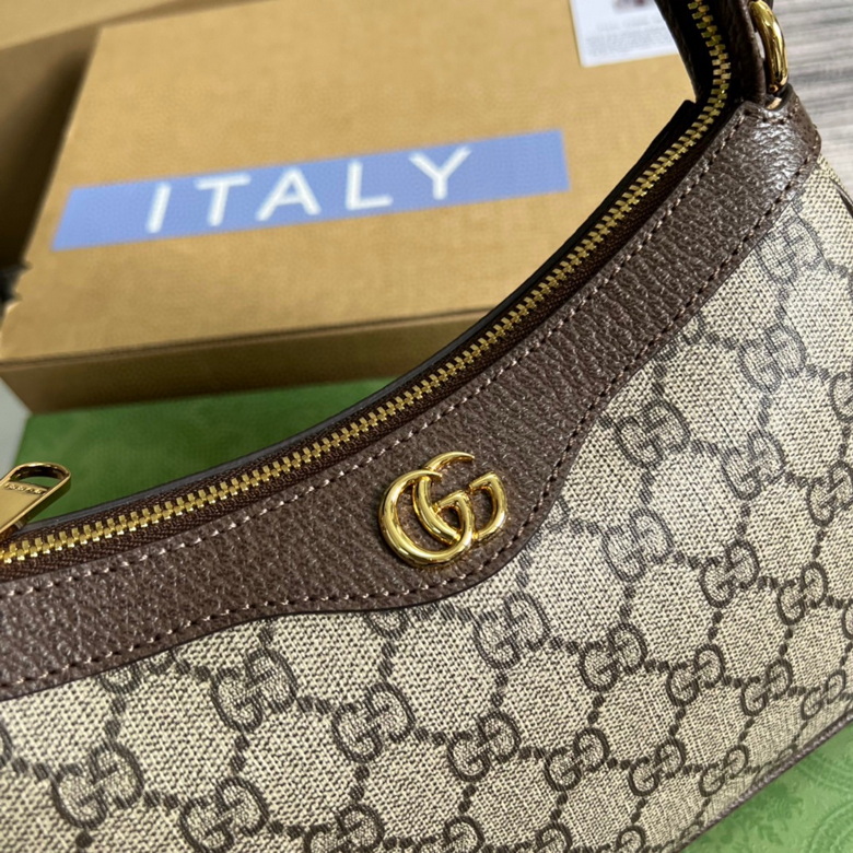 Ophidia small handbag Beige and ebony - GB025