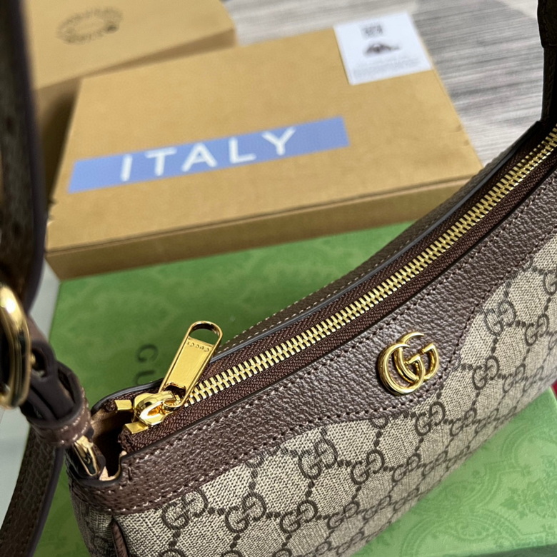 Ophidia small handbag Beige and ebony - GB025