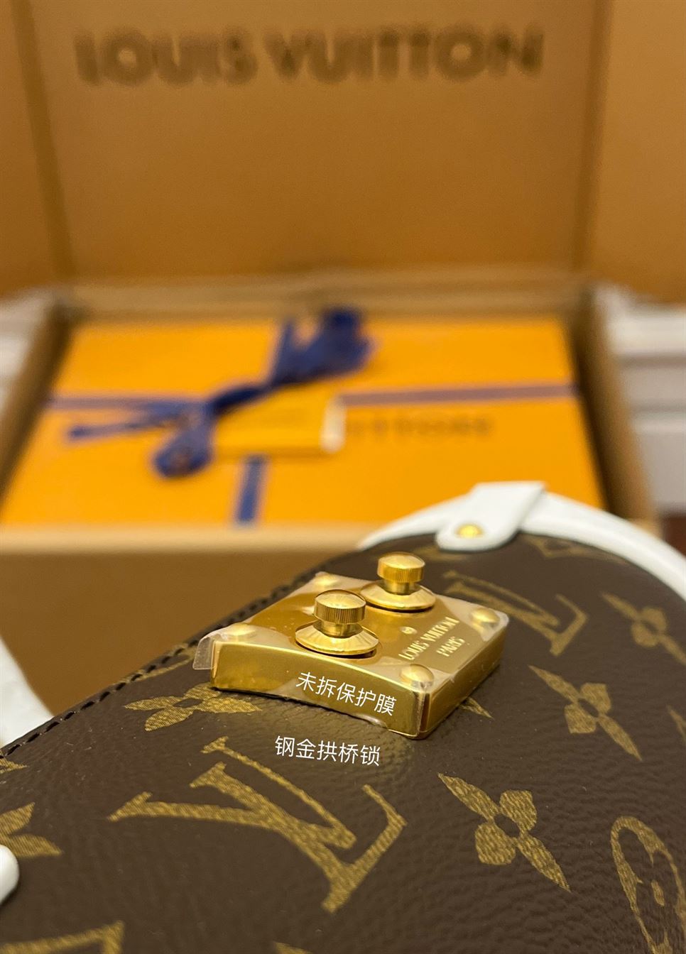 Papillon Trunk handbag White - LB013