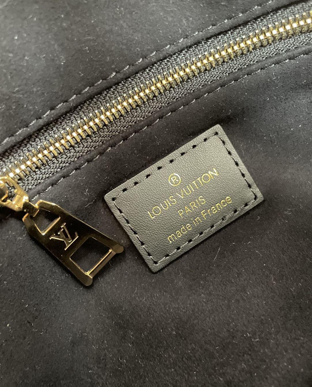 Petite Malle Souple handbag Monogram canvas Black - LB018