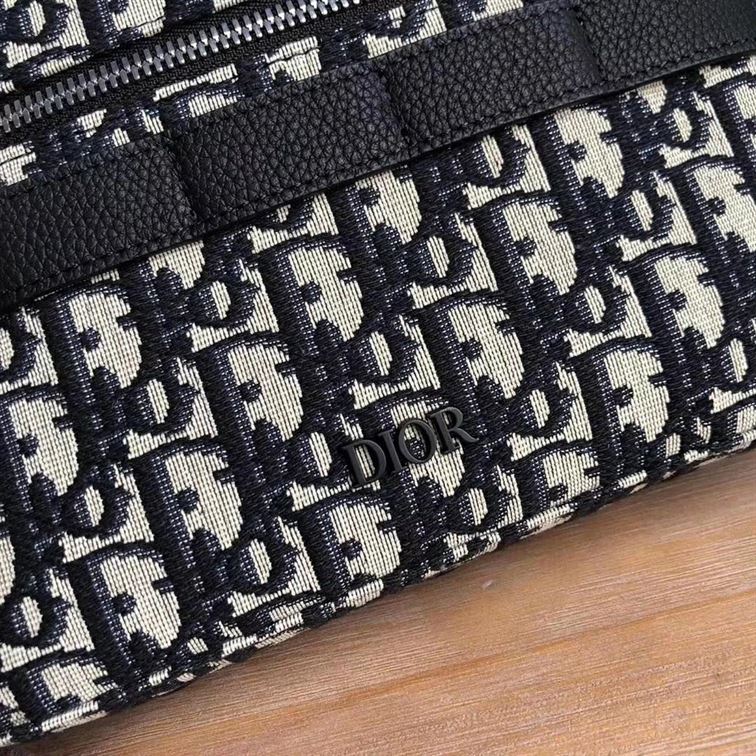 Safari messenger bag Beige and Black - DB013