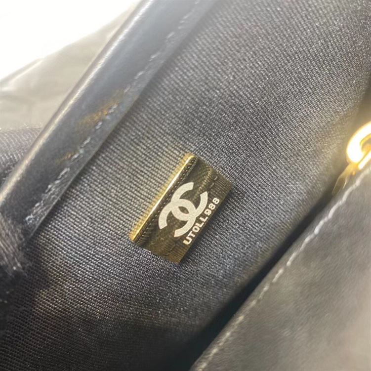 Small Flap Bag with top Handle Ecru, Grey, Beige & Black - CB018