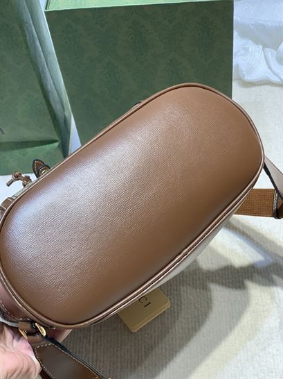 Backpack with Interlocking G Beige and ebony - GB069