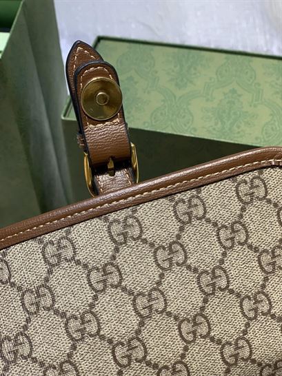 Backpack with Interlocking G Beige and ebony - GB069