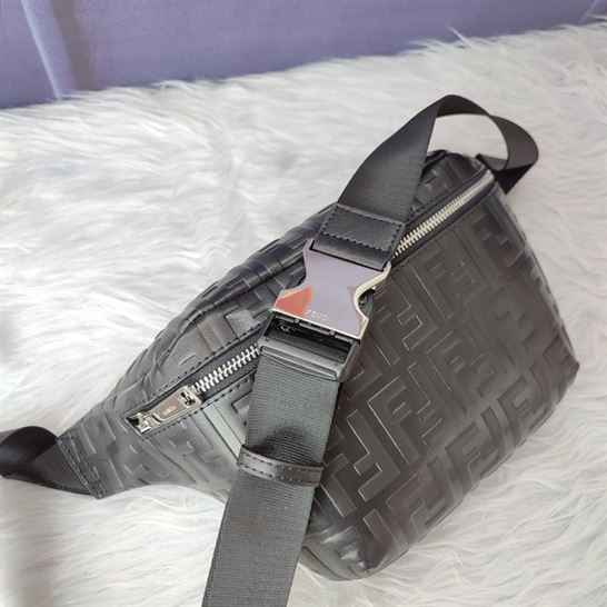 Belt bag Black nappa leather - FB039