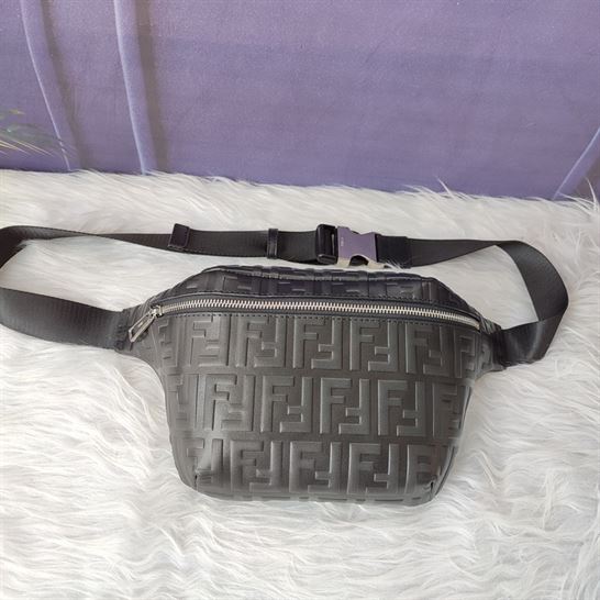 Belt bag Black nappa leather - FB039