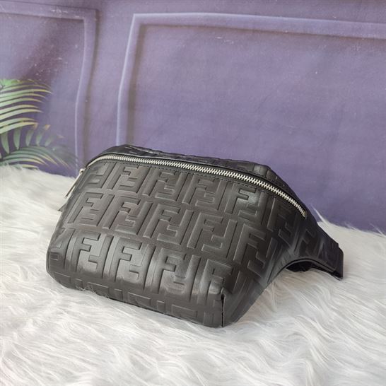 Belt bag Black nappa leather - FB039