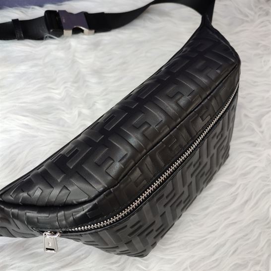 Belt bag Black nappa leather - FB039