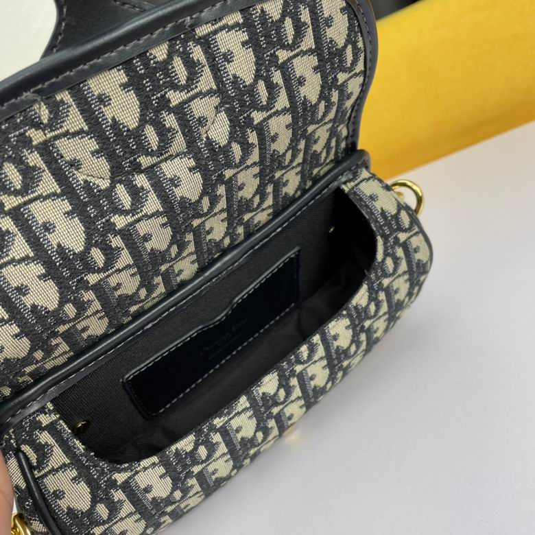 Dior Bobby East-West bag Blue Dior Oblique Jacquard - DB036