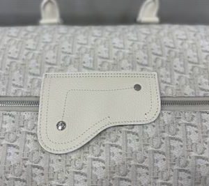 Dior Lingot 50 Duffle bag Cream Dior Oblique Jacquard - DB047