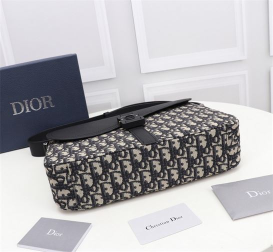 Dior Saddle Messenger bag Beige and Black - DB029