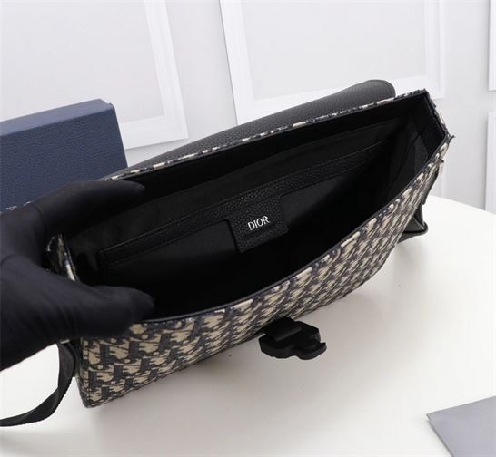 Dior Saddle Messenger bag Beige and Black - DB029